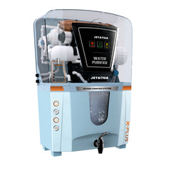 JetAqua X-Plus RO + UV + UF + Copper + Zinc Alkaline Water Purifier (10 L) – Wall Mount / Countertop | 90–95 % TDS Purification