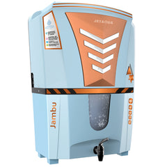 JetAqua Jambu RO + UV + UF + Copper + Zinc Alkaline Water Purifier (10L) – Wall Mount / Countertop | 90–95% TDS Purification