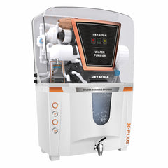 JetAqua X-Plus RO + UV + UF + Copper + Zinc Alkaline Water Purifier (10 L) – Wall Mount / Countertop | 90–95 % TDS Purification