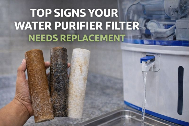 Top Signs Your Water Purifier Filter Needs Replacement