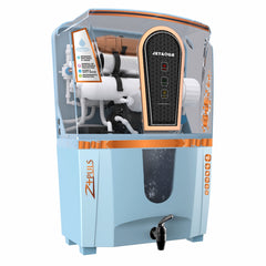 JetAqua Z-Plus RO + UV + UF + Copper + Zinc Alkaline Water Purifier (10L) – Wall Mount / Countertop | 90–95% TDS Purification